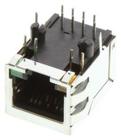 STEWART CONNECTOR SS-74800-132F 模块连接器, RJ45 插座, 1 x 1 (端口), 8P8C, Cat5e, 面板安装