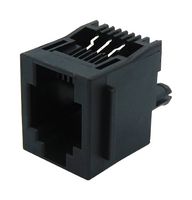 STEWART CONNECTOR SS-90000-007 Modular Connector, RJ12 Jack, 1 x 1 (Port), 6P6C, Through Hole Mount
