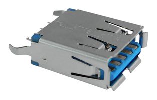 STEWART CONNECTOR SS-52000-004 连接器, USB, USB A, USB 3.0, 插座, 9 路, 通孔安装, 垂直