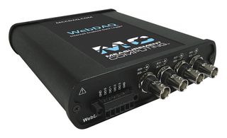 DIGILENT 6069-410-006 数据记录仪, MCCWebDAQ, 声音和振动, 4通道, 电流, 电压, 以太网, USB, Wi-Fi, LED