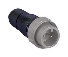 BULGIN LIMITED PX0410/02P/4550 圆形连接器, Circular Power Connector, Buccaneer 400 Series, 直型插头, 2 触点, 压接/焊接引脚--不提供触芯, 螺纹