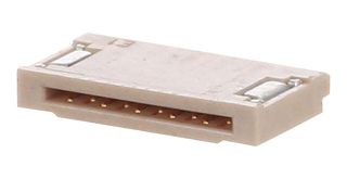 MOLEX 51281-1098 连接器, FFC/ FPC板, 0.5 mm, 10 触点, Easy-On 51281 Series, 焊接, 顶部、底部, 1排