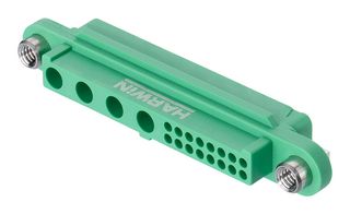 HARWIN G125-22496F2-04-16-00 Connector Housing, 16Signal+4Power, Gecko-MT G125 Series, Receptacle, 20 Ways, 1.25 mm