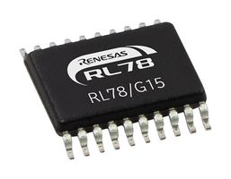 RENESAS R5F12068MSP#30 8位 MCU微控制单元, RL78 Family RL78/G1x Series RL78/G15 Group Microcontrolles, 16 MHz, 8 KB, 20 引脚