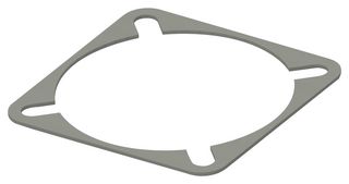 TE CONNECTIVITY - KEMTRON 93-22073 EMI Shielding Gasket, Conductive Sheet, Nickel Plated Graphite, 47.63mm L x 47.63mm W x 0.8mm D