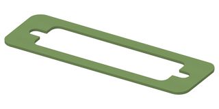 KEMTRON - TE CONNECTIVITY 95-22013 EMI Shielding Gasket, Petroleum Resistant, Nickel Plated Graphite, 17.5mm L x 57.9mm W x 0.8mm D