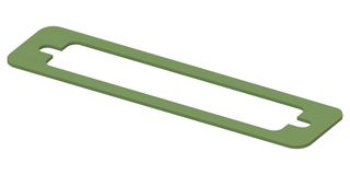 TE CONNECTIVITY - KEMTRON 95-22014 EMI Shielding Gasket, Petroleum Resistant, Nickel Plated Graphite, 17.5mm L x 74.4mm W x 0.8mm D
