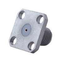 HUBER+SUHNER 23_SMA-50-0-167/199_NE RF / Coaxial Connector, SMA Coaxial, Straight Flanged Jack, Tab, 50 ohm, Beryllium Copper