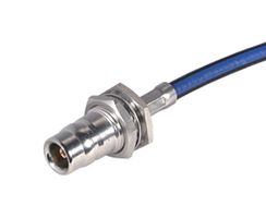 HUBER+SUHNER 24_QN-50-3-1/133_NE RF / Coaxial Connector, QN Coaxial, Straight Bulkhead Jack, Crimp, 50 ohm
