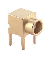 HUBER+SUHNER 85_MCX-75-0-1/111_NE 射频/同轴连接器, MCX同轴, 直角插座, 通孔安装 直角, 75 ohm, 铍铜