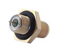 HUBER+SUHNER 22_SMA-50-0-12/111_NE 射频/同轴连接器, SMA同轴, 直型隔板安装插座, 焊接, 50 ohm, 铍铜