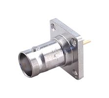 HUBER+SUHNER 23_BNC-50-0-16/133_NE RF / Coaxial Connector, BNC Coaxial, Straight Jack, Solder, 50 ohm, Beryllium Copper