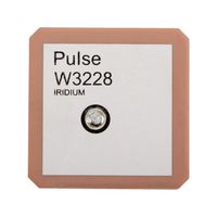 PULSE ELECTRONICS W3228 天线, 双频片式, 1.621 GHz, 25mm x 25mm x 4mm
