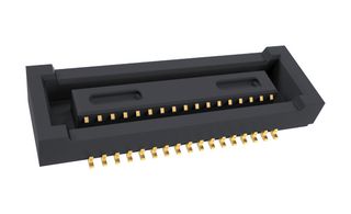 AMPHENOL COMMUNICATIONS SOLUTIONS 10164227-0341A1RLF Mezzanine连接器, 插座, 0.4 mm, 2 排, 34 触点, 表面安装直型, 铜合金