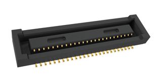 AMPHENOL COMMUNICATIONS SOLUTIONS 10164227-0501A1RLF Mezzanine连接器, 插座, 0.4 mm, 2 排, 50 触点, 表面安装直型, 铜合金