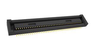 AMPHENOL COMMUNICATIONS SOLUTIONS 10164227-0801A1RLF Mezzanine连接器, 插座, 0.4 mm, 2 排, 80 触点, 表面安装直型, 铜合金