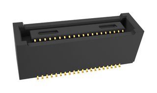 AMPHENOL COMMUNICATIONS SOLUTIONS 10164227-0404A1RLF Mezzanine Connector, Receptacle, 0.4 mm, 2 Rows, 40 Contacts, Surface Mount Straight