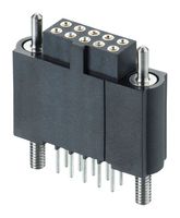 HARWIN M80-4TE1042F3 PCB插座, 板至板, 2 mm, 2 排, 10 触点, 通孔直型, Datamate J-Tek M80 Series
