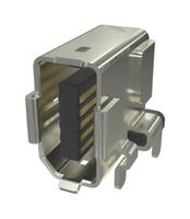 AMPHENOL COMMUNICATIONS SOLUTIONS ND9AS1400 模块连接器, IX A型插座, 1 x 1 (端口), 10P10C, Cat6a, IP20, 表面安装, 通孔安装