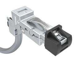 AMPHENOL COMMUNICATIONS SOLUTIONS DRPC11B005040 以太网线缆, Cat6a, 90° RJ45插头至自由线端, SFTP (屏蔽金属箔双绞线), 灰色, 2 m, 6.6 ft