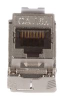 PANDUIT KJS6X88TC 模块连接器, 冲压模块, RJ45 插座, 1 x 1 (端口), 8P8C, Cat6a, 电缆安装