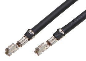 MOLEX 219676-1121 连接电缆, Mini-SPOX 2.5压接端子插座至Mini-SPOX 2.5压接端子插座, 2.95 ", 75 mm, Mini-SPOX 2.5 OTS 219676 Series, 黑色