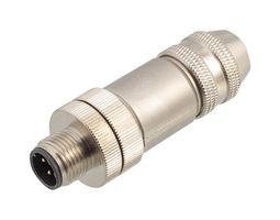 MULTICOMP PRO MP011269 传感器连接器, PG7, MP Field Installable Sensor Connectors, M12, 公, 4路, 螺丝插头, 直形线缆安装