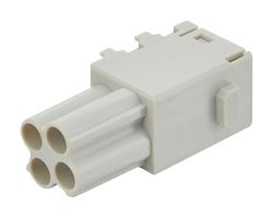 HARTING 09149041101 Heavy Duty Connector, Han Modular Series, Module, 4 Contacts, Socket