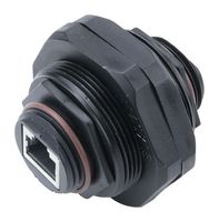 MOLEX 130058-0059 模块连接器, RJ45 插座, 1 x 1 (端口), 8P8C, IP67, 面板安装
