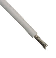 MULTICOMP PRO MP011301 Wire, PVC, White, 10 x 0.1mm, 328.1 ft