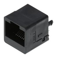 MOLEX 42410-8314 模块连接器, RJ45 插座, 1 x 1 (端口), 8P8C, Cat3, 通孔安装
