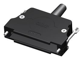 MOLEX / FCT 173111-0498 连接器后壳, D Sub, 173111 Series, DC, 180°, ABS(丙烯腈 - 丁二烯 - 苯乙烯)主体