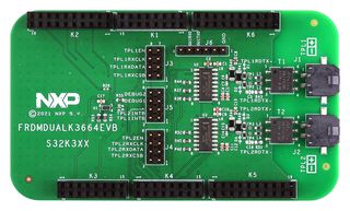 NXP FRDMDUALK3664EVB Evaluation Board, MC33664ATL1EG, Transceiver, Communication & Networking, 2 Mbit/s, 3.3 to 5 V