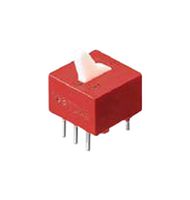 GRAYHILL 78K01T DIP / SIP开关, 1 电路, 凸起式滑动, 通孔安装, DPDT, 30 V, 150 mA