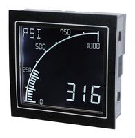 TRUMETER APM-PROC-ANO 过程仪表,0 至 10 V,0 至 50 mA 输入,4 位数字和图形,12 至 24V,负显 LCD,APM 系列