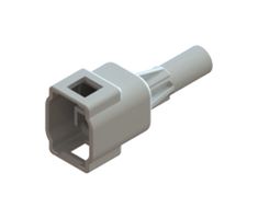 MULTICOMP PRO MP013593 Connector Housing, White, MP-572 IP67, Plug, 1 Ways, Multicomp Pro MP-572 IP67 Series Pin Contacts
