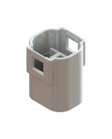 MULTICOMP PRO MP013598 引脚针座, 线至板, 5.8 mm, 1 排, 2 触点, 通孔直型