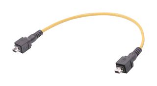 HARTING 33483434805030 以太网线缆, Cat6a, IX A型插头至IX A型插头, 黄色, 3 m, 9.8 ft