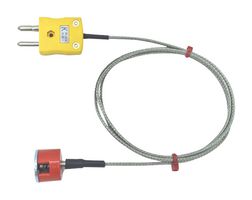 LABFACILITY BMS-K-2M-SP-A (1.9KG PULL) 热电偶, 按钮, K, 磁铁, 6.56 ft, 2 m