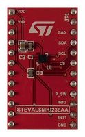 STMICROELECTRONICS STEVAL-MKI238A 适配器板,DIL24插座,LIS2DUX12,STEVALMKI109V3主板,X-NUCLEO-IKS01A3扩展板