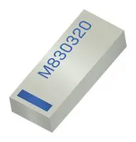 KYOCERA AVX M830320 天线, 单频片式, 陶瓷,2.4425 GHz, 8mm x 3mm x 1.3mm