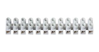 HELLERMANNTYTON CS3WTPP 面板安装阻隔接线端子, 2排, 12 路, 4 mm, 3 A