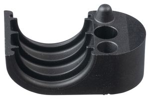 PANDUIT CLC75X1S8TL370 紧固件, 1路,3/4", 波纹织机夹, 尼龙6.6 (聚酰胺 6.6), 黑色, 50 mm, 28 mm