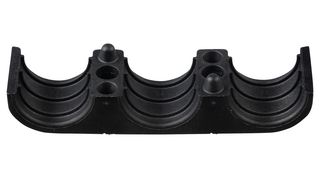 PANDUIT CLC88X3S8C370 紧固件, 3路,7/8", 波纹织机夹, 尼龙6.6 (聚酰胺 6.6), 黑色, 110 mm, 28 mm