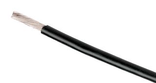 BELDEN 83005 010100 Wire, Hook Up, Hi Temp, PTFE, Black, 22 AWG, 7 x 30AWG, 100 ft