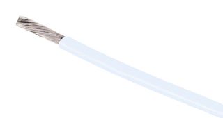 BELDEN 83030 009100 Wire, Hook Up, Hi Temp, PTFE, White, 16 AWG, 19 x 29AWG, 100 ft