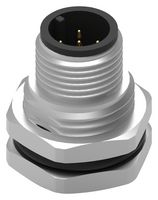WURTH ELEKTRONIK 643150100605 Sensor Connector, WR-CIRC Series, M12, Male, 5 Positions, Solder Pin, Straight Panel Mount