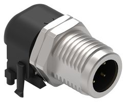 WURTH ELEKTRONIK 643270100304 Sensor Connector, WR-CIRC Series, M12, Male, 4 Positions, PCB Pin, Right Angle Panel Mount