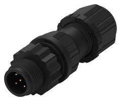 WURTH ELEKTRONIK 643711100005 Sensor Connector, WR-CIRC Series, M12, Male, 5 Positions, Solder Pin, Straight Cable Mount