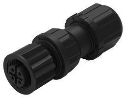 WURTH ELEKTRONIK 643721100004 Sensor Connector, WR-CIRC Series, M12, Female, 4 Positions, Solder Socket, Straight Cable Mount